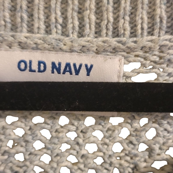 Old Navy Light Blue Textured Women's Sweater - Picture 3 of 3